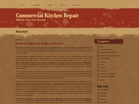 Commercial Kitchen Repair - Bakersfield