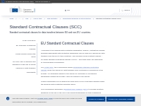 Standard Contractual Clauses (SCC) - European Commission