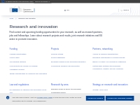 Research and innovation - European Commission