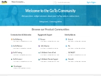  	GoTo Community