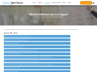 Website Maintenance and Support - Concept Open Source
