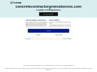 Professional concrete contractor in Greensboro, NC, 27406