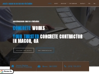A reliable concrete service in Macon, GA, 31206