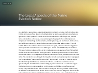 The Legal Aspects of the Maine Eviction Notice