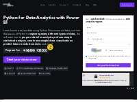 Best Data Analytics Course with Python - Consoleflare