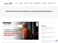 Construction Cost Estimates for Commercial Project Management.