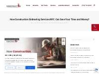 How Construction Estimating Services NYC Can Save Your Time and Money?