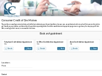        Booking Page | Consumer Credit of Des Moines