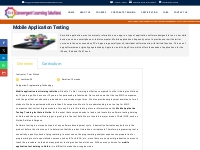 Mobile Application Testing - CLS: IT-Training Institute in Noida | Del