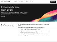 Experimentation Framework | Conversion