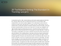 20 Trailblazers Setting The Standard In Trucking Lawyer...