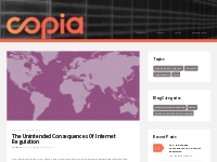 The Unintended Consequences Of Internet Regulation   Copia Institute