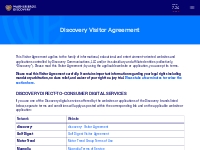 Discovery Visitor Agreement | Warner Bros. Discovery