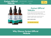 Cortexi Official Website | Only $49/per bottle Today