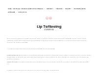 Lip Tattoos - Cosmetic Tattooing Melbourne
