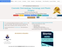 Cosmetology Research, Cosmetic Dermatology, Conference on Dermatology,