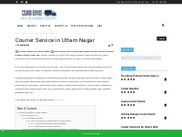Courier Service in Uttam Nagar - DTDC Courier Service