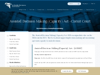 Assisted Decision Making (Capacity) Act - Circuit Court  | The Courts 