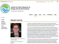 Janet Currie | Center for Policy Research on Energy and the Environmen