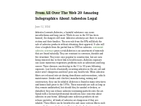 From All Over The Web 20 Amazing Infographics About Asbestos Legal   c