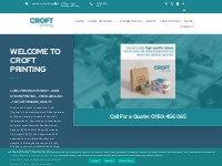 Croft Printing - UK s Number 1 Label Printing Company