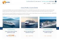Asia/Pacific Cruises | Asia/Pacific Cruise Holidays | Cruise Paradise