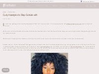 Curly Hairstyles to Step Outside with   Curlkalon Hair