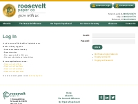 Log In   Roosevelt Paper | Distributor - Converter | Fine Printing Pap