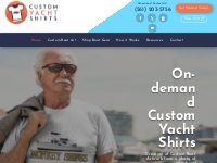 Custom Yacht Shirts | Custom Boat Art   Apparel from your Boat Photo