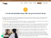 Constructing Relationships With drug and alcohol rehab - D19 TUTORIALS