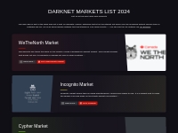 Darknet Markets List - Darknet Urls