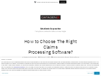 How to Choose The Right Claims Processing Software?   DataGenix Corpor