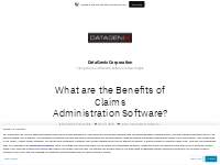 What are the Benefits of Claims Administration Software?   DataGenix C