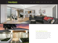 Specialities - Davidson Constructions