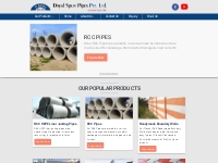 RCC Pipes Manufacturer, Readymade RCC Boundary Walls Supplier, PCC Pol