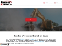 A professional demolition service in Los Angeles, CA, 90042