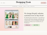 Shopify Web Designer   Developer | Custom Boutique Ecommerce Stores