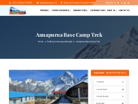   Annapurna base camp trek, Annapurna region, trekking in Nepal
