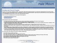 Pale Moon - Developer Site - Development Bounty Program