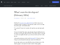What's new for developers? (February 2024)   WordPress Developer Blog