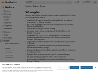 Wrangler (command line) · Cloudflare Workers docs