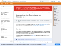 Google Analytics Cookie Usage on Websites  |  Analytics for Web (analy