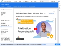 Attribution Reporting for Web overview  |  Privacy Sandbox  |  Google 