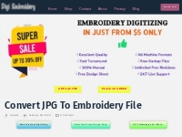 Convert JPG To Embroidery File - Digi Embroidery