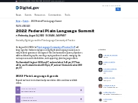 2022 Federal Plain Language Summit – Digital.gov
