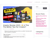 Imajely Review 2023: ⚠️ Is This The Better Tool For Creator? | DIGREVI