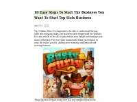 10 Easy Steps To Start The Business You Want To Start Top Slots Busine