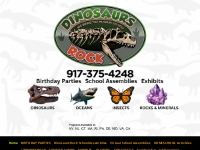 Dinosaurs Rock® School Programs, Dinosaur Parties. Libraries