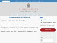 Support Seminarian Education | Diocese of Lansing