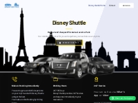 Disney Shuttle cheapest private transfer paris minivan taxi